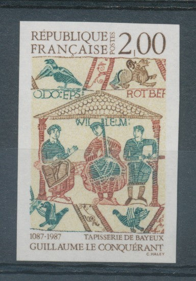 1987 France N°2492a Non dentelé Neuf luxe** COTE 20€ D2934