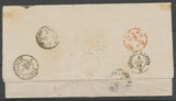 1868 Lettre de Rio de Janeiro Pour la france Port-vendre. RARE. F525