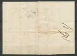 1824 Lettre de NICE Cachet entrée en France ITALIE PAR ANTIBES TB H2584