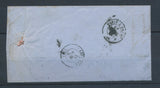 1860 Lettre N°14 PC3370 TINCHEBRAI + BR G Beauchêne ORNE(59) N1311
