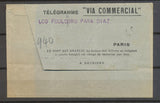 1929 TELEGRAMME Avec VIA COMMERCIAL de CARACAS. Superbe N3632