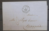1858 LSC Taxée 6d BAT-A-VAP ALGER-BONE + CAD dos PHILIPPEVILLE BC ALGERIE N3656