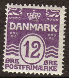 Danmark 1921-30 Christian X. SC A10 #96. MNH P257