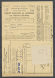 1932 Feuillet Assurances Sociales Type MERSON Surch M 14 timbres 125f25 P2588
