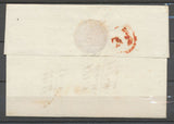 1800 Lettre Marque linéaire 25. DIEULEFIT en rouge DROME(25) P2852