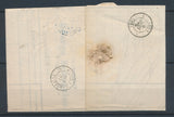 1875 Lettre à 30pf de Cologne pour Lyon +PD rge + cad Bleu Allemagne Sup P3015