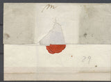 1758 lettre avec Marque DHUNINGUE dépt 66 HAUT RHIN Superbe Indice 20 P3676