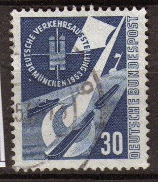 Allemagne 1953 N°56 30p Bleu. P367
