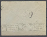 1942 Lettre en reco à 4F50 Cachet Violet Chambre de commerce de Paris RR P3759