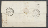 1850 Lettre Cursive 37 St Etienne de St Geoirs +CAD T15 La Cote St André P3811