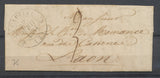 1834 Lettre oblitérée Cachet à date Type 12 LA CAPELLE AISNE (2) TB P3922