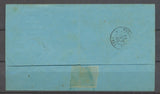 1865 Avis avec Taxe 15c noir Paquebot JUNON Ligne Du levant (coton) X1368