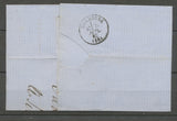 1869 Lettre N°29 Obl Rare Convoyeur THANN W.Mulh HAUT-RHIN(66) Sup. X1645