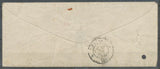 1852 Lettre N°4 Obl PC1608 Lacaune CAD T14. TARN(77). Indice 17. X1725