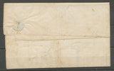 1861 Lettre Taxe Typo 10c noir Obl OR BOURGUENAIS en LOCAL RRR X1764