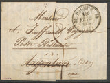 1832 Lettre Marque Linéaire Deb 59 Argentan ORNE(59) Ind 19 X2120