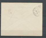 1940 Env. tarif imprimé Griffe de fortune PASSAVANT-EN-ARDONNE X3655