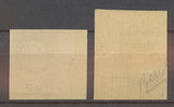 N°552c, 1f. 50 Pétain SANS SURCHARGE Non Dentelé, deux cdf, N** X4525