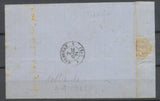 1871 Lettre Convoyeur Station Vence-Cagnes, NICE.M. ALPES-MARITIMES (87) X4574