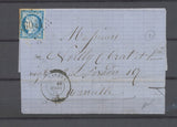 1874 Lettre N°60 GC6044 CAD T17 Laudun rare GARD(29) Ind 21 X4626