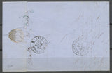 1868 Lettre N°29 Conv Station La Sône M. VAL. En bleu ISERE(37) X4682