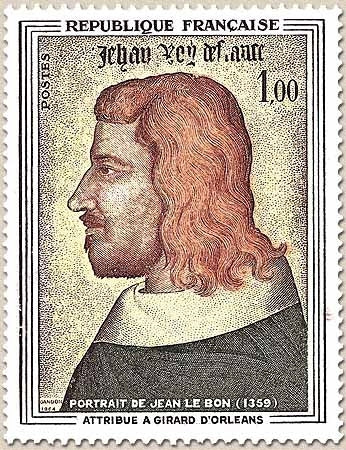 6e centenaire de la mort de Jean II le Bon, roi de France (1319-1364) 1f. Polychrome Y1413