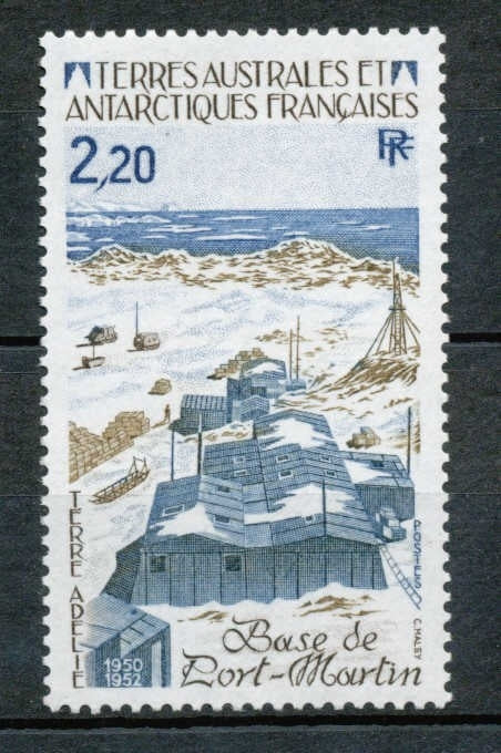 T.A.A.F 1985 N°112 Paysages antarctiques. N** ZT61A