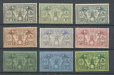 1925 Colonie Française Nouvelles hébrides N°91 à 99. Neuf *. TB E4050