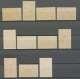 1966/67 Colonie POLYNESIE FRANCAISE N°36 à 46. Neuf luxe **.  Cote 93,50€ E4062