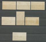 1955-62 Colonie Nouvelle Calédonie PA N°66 à 72 N**/N*. TB, Cote 140€ E4078