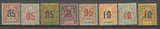 1912 Colonies Françaises La REUNION N°72 à 79 Neuf * TB. Cote 30€ E4094