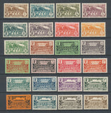 1933 Colonie Française Moyen CONGO N°113 à 134  Neuf **/* E4190