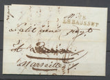 1805 Lettre avec Marque en port dû 78 LE BEAUSSET. VAR(78) TB E4227