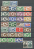 1943-45 Colonie Française Nouvelle Calédonie N°193-94 et N°230 à 258 N* TB E4244