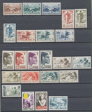 1948-56 Colonies françaises OCEANIE lot  de 23 Timbres N°182 à 204 N* B/TB  E4260