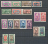 1922 Colonies françaises OUBANGUI Timbres Série N°25 à 42 Neuf * B/TB  E4261
