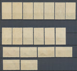 1947 Colonies françaises LA REUNION Série N°262 à 280 Neuf *. TB E4267