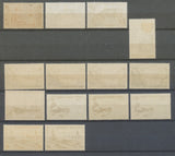 1950-57 Colonies françaises  Saint Pierre et Miquelon N°344 à 357 N* TB.  E4273