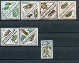 1962-63 Timbres République Centrafricaine Série Taxe 1 à 12 + FM N°2 B/TB e4316