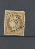 1849 France Classique N°1a 10c bistre Brun Signé Brun. Cote 450€.  Superbe F1001