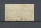 1849 France Classique paire N°1a 10c bistre Brun Signé BAUDOT Superbe F1003
