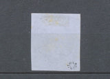1854 France Classique N°14Bb 20c bleu sur lilas Signé Roumet Rare F1030