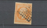 1853 France Classique N°16 40c orange terne B/TB. F1035