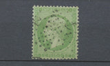 1862 France Classique N°20 5c Vert obl ancre noire Superbe. Rare F1042