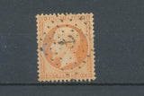 1862 France Classique N°23 40c Orange oblitéré Ancre TB.  F1047