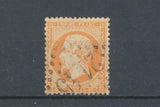 1862 France Classique N°23 40c Orange GC2145 Cachet d'essai délié LYON RRR F1048