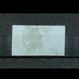 1860 France Napoléon III Paire N°11 1c olive CAD rouge TTB.  Signé Calves. F1080