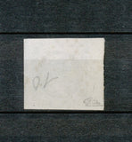 1852 France Présidence N°10 25c bleu BDF 1 voisin TB Signé Calves F1085