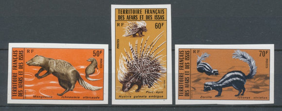 1975 Colonie Afars et Issas Timbres non dentelés N°397 à 399 N** C 120€ H4042