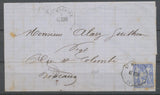 1877 Lettre N°78 obl sur TP Conv. station ST MACAIRE AG.BORD. GIRONDE (32) N3772